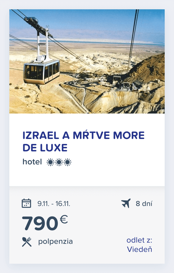 Izrael a Mŕtve more De Luxe